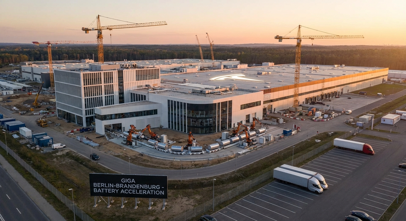 Á Expansão Estratégica da Tesla em Baterias: Um Sinal Claro do Futuro da Inteligência Artificial e das Gigafábricas