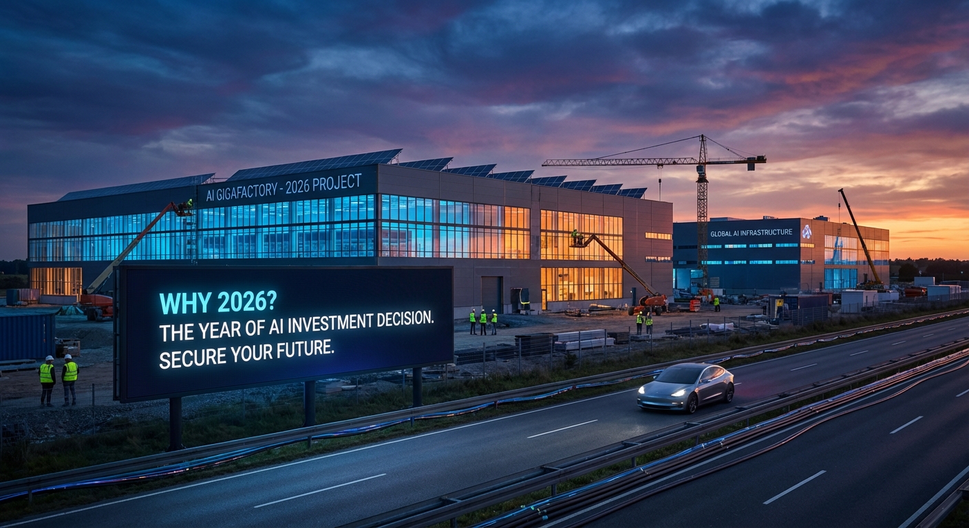 Por Que 2026 Será o Ano Decisivo para Investimentos em Inteligência Artificial e Gigafactories de IA